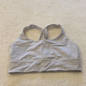 Gray Women's Sports Bra